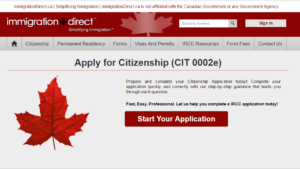сайте Министерства Гражданства и иммиграции Канады (CIC)