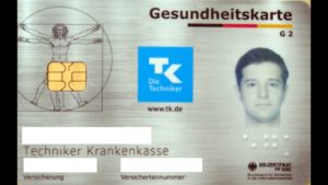 Карточка медицинского страхования (Versichertenkarte или Mitgliedsbescheinigung) для работы в Германии