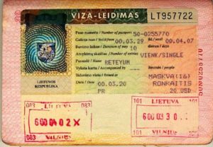 Визу в Литву