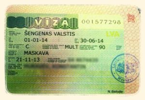 латвийскую визу