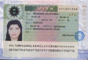 Шенгенская виза Литовской Республики