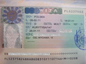 национальной рабочей визы в Польшу